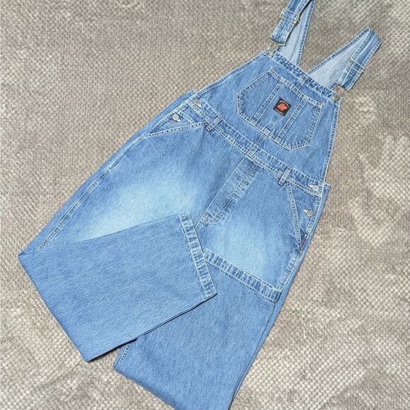 American Eagle Outfitters Pants - American Eagle Outfitters Vintage Overalls USA Large Unisex Dungarees Bib Baggy